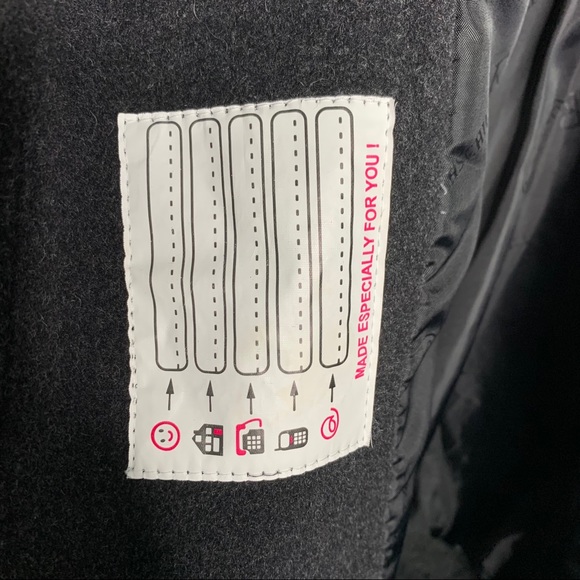 Rothschild girls charcoal wool peacoat Sz 5 - Picture 4 of 5